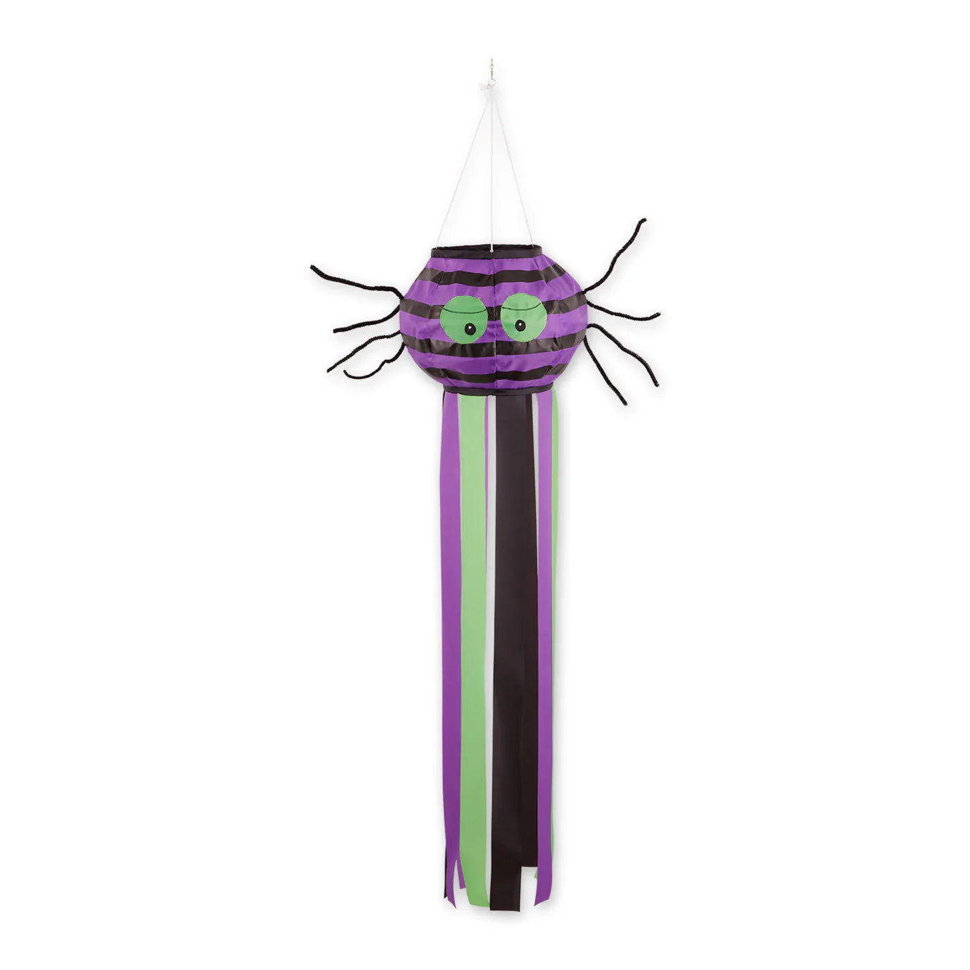 Wacky SPIDER WINDSOCK Halloween Yard Decoration